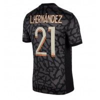 Paris Saint-Germain Lucas Hernandez #21 Tredjedrakt 2023-24 Kortermet